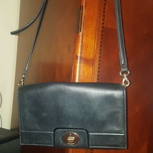 Kate Spade black leather crossbody